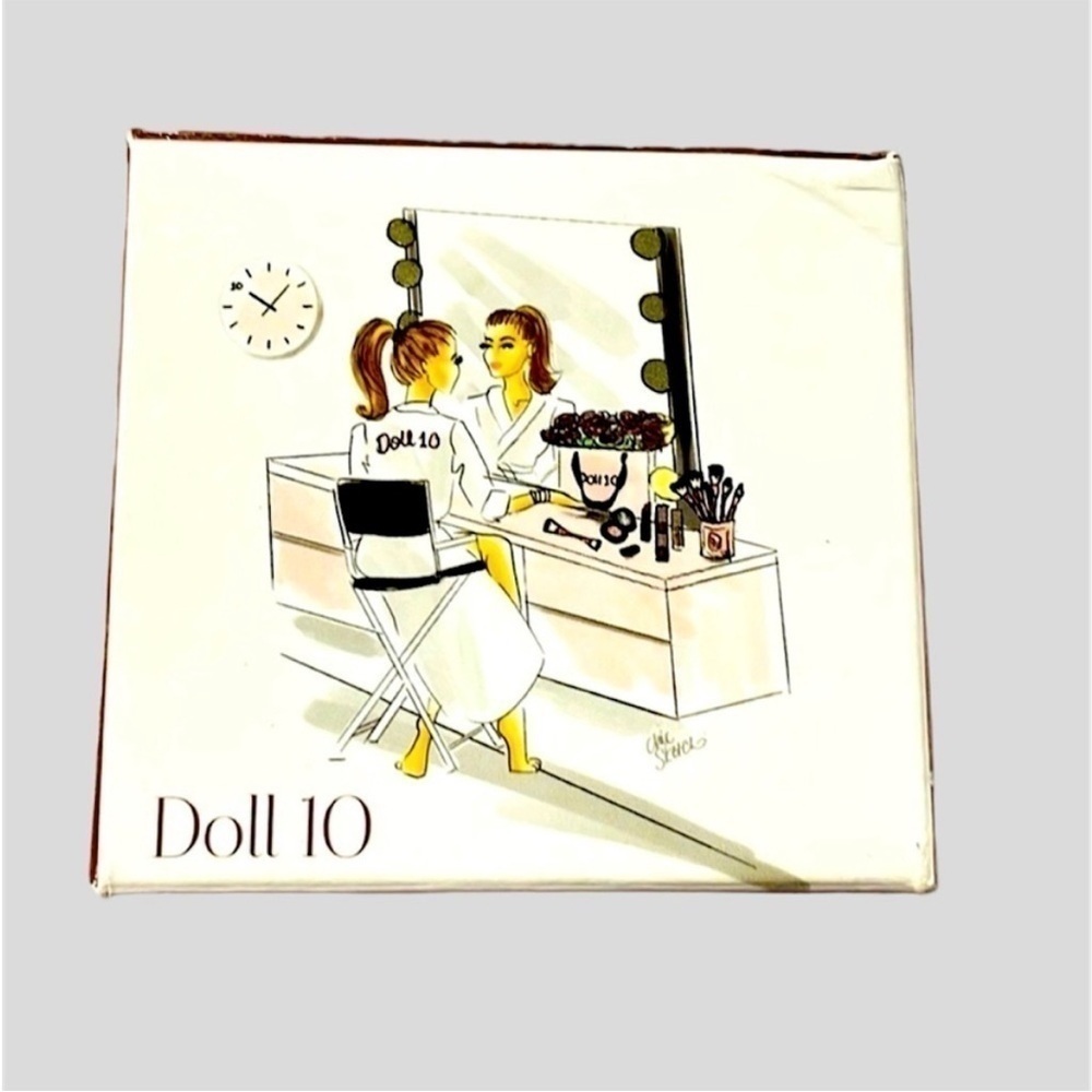New in box Doll 10 lipstick and liquid blush set
